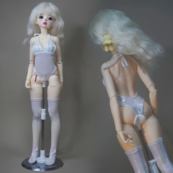 D04-B512 детская игрушка ручной работы 1/4 кукла BJD / SD кукольная одежда со шнуровкой белый жемчужно-белый комбинезон купальник 1шт
