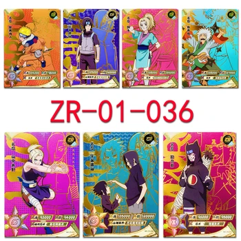 Аниме Naruto Zr Card Узумаки Наруто Хьюга Хината Яманака Ино Узумаки Кушина Новая Коллекция Игр Детские Игрушки Подарки На День рождения