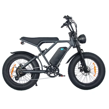 Электрический мотоцикл ONESPORT ONES3 500 Вт 48 В 15 Ач, 7-ступенчатый 20 * 4,0-дюймовый велосипед, дорожный велосипед для взрослых, электровелосипед